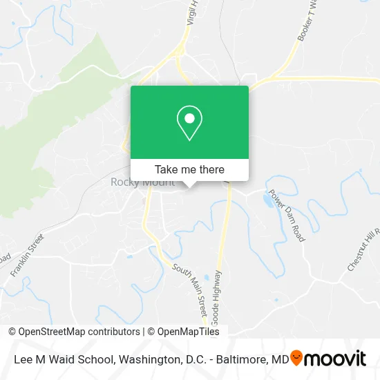 Lee M Waid School map