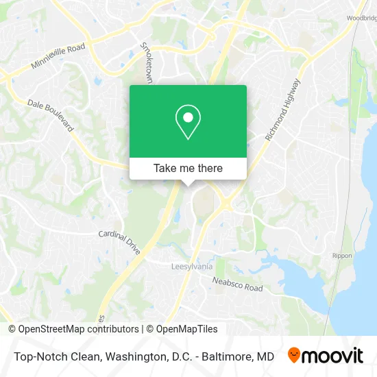 Top-Notch Clean map