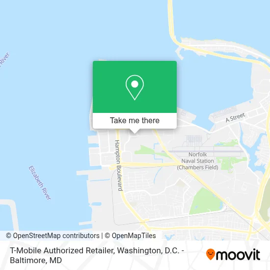 T-Mobile Authorized Retailer map