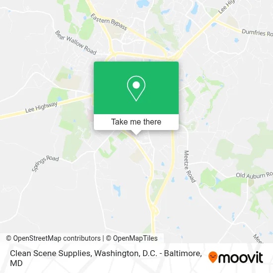 Clean Scene Supplies map