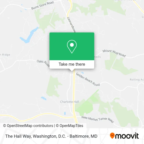 The Hall Way map