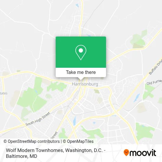 Wolf Modern Townhomes map