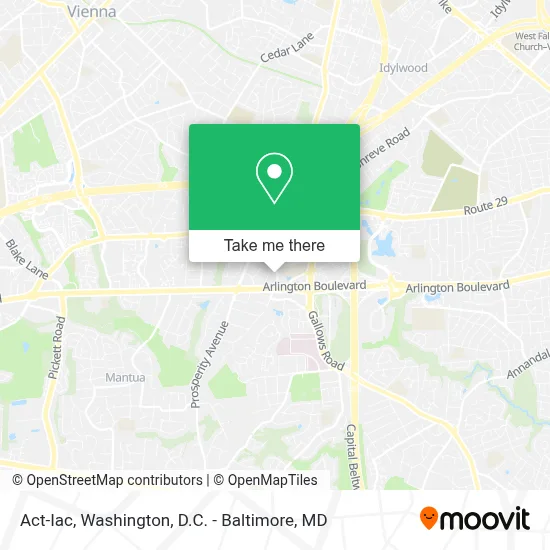 Act-Iac map