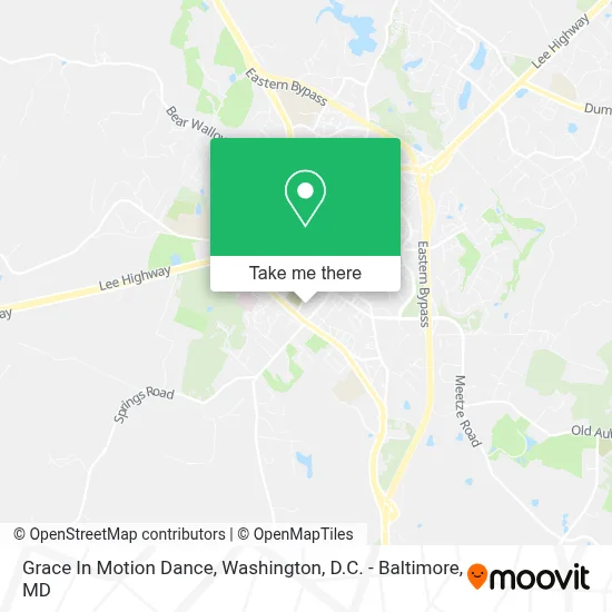 Grace In Motion Dance map