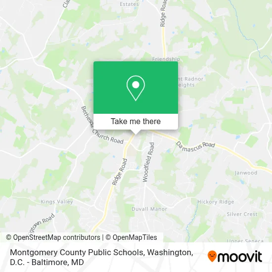 Montgomery County Public Schools map