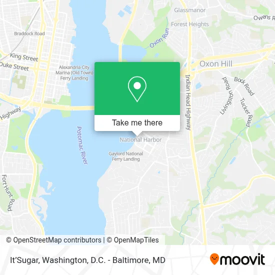 It’Sugar map