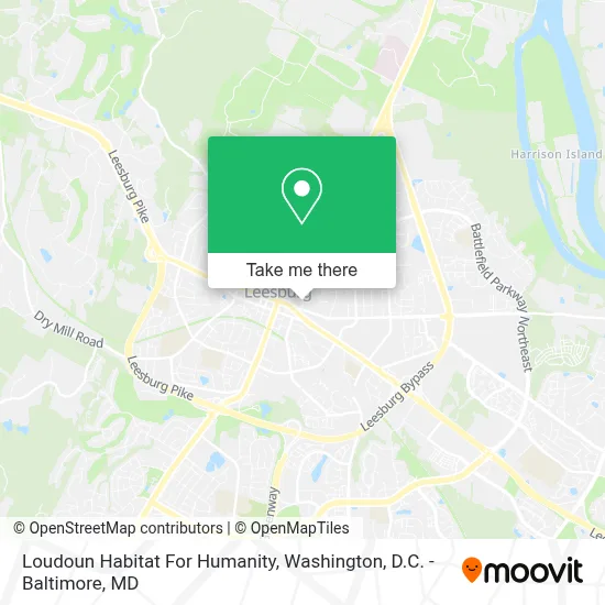 Loudoun Habitat For Humanity map