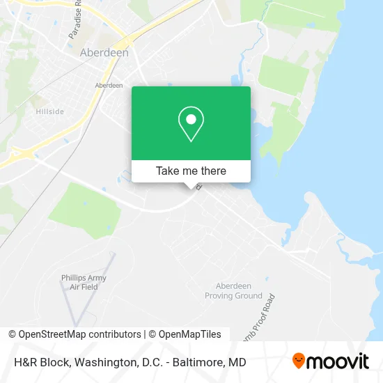 H&R Block map