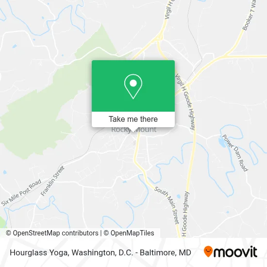 Hourglass Yoga map