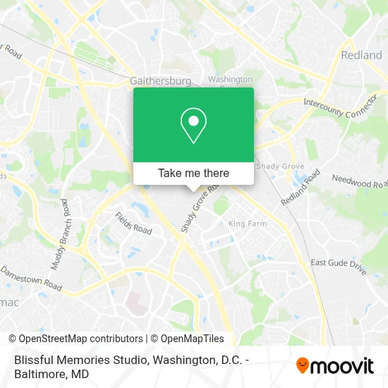 Blissful Memories Studio map