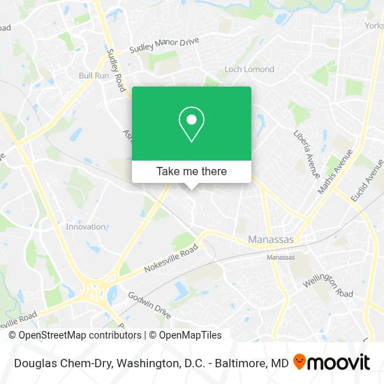 Douglas Chem-Dry map
