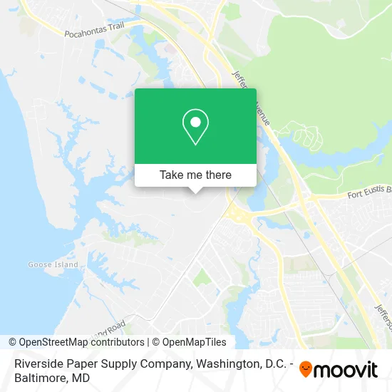 Riverside Paper Supply Company map