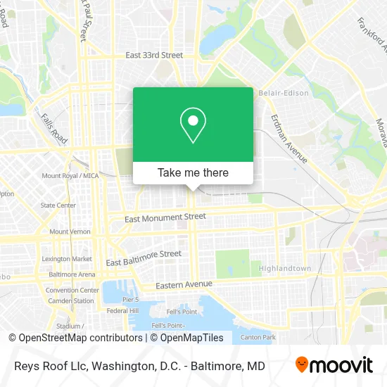 Reys Roof Llc map