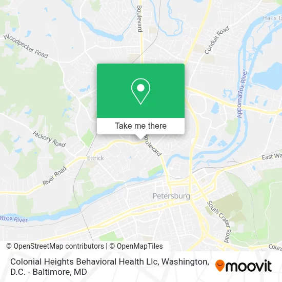 Colonial Heights Behavioral Health Llc map