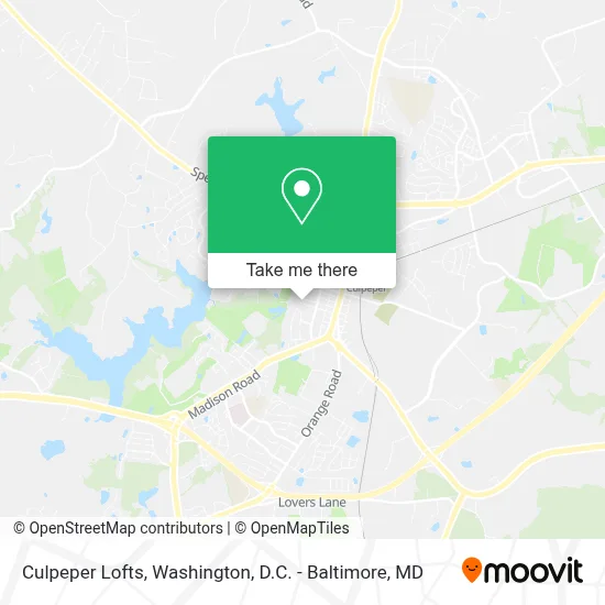 Culpeper Lofts map