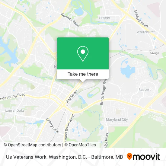 Us Veterans Work map