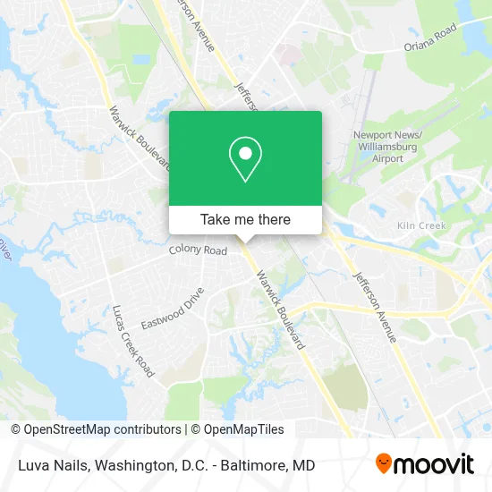 Luva Nails map