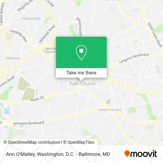 Ann O'Malley map