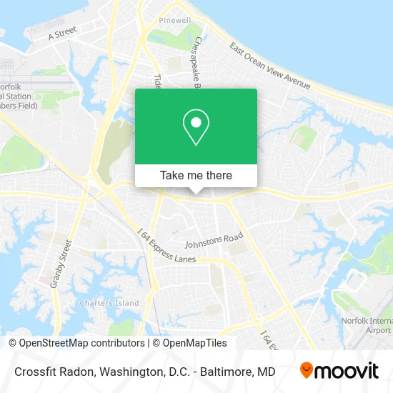 Crossfit Radon map