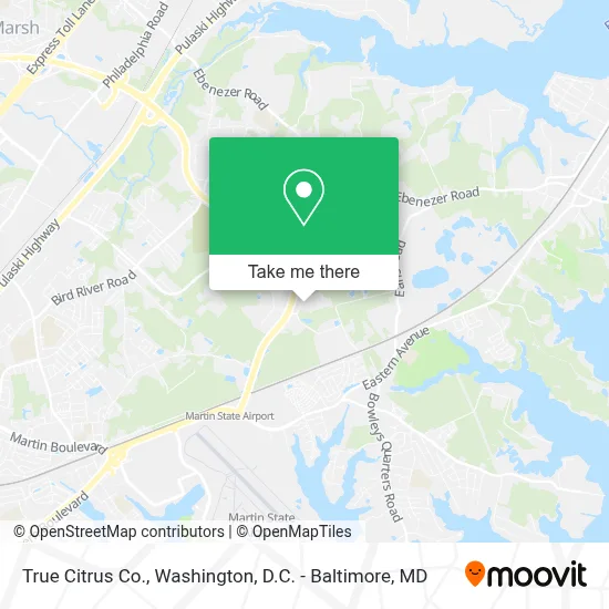 True Citrus Co. map