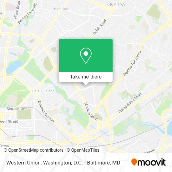 Western Union map
