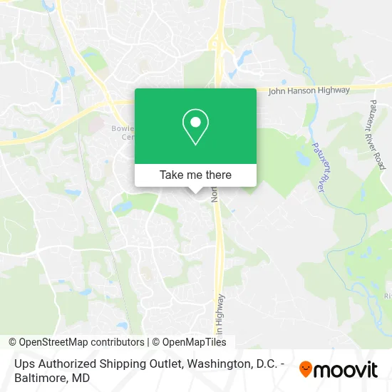 Ups Authorized Shipping Outlet map