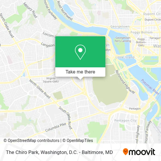 The Chiro Park map