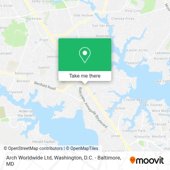 Arch Worldwide Ltd map