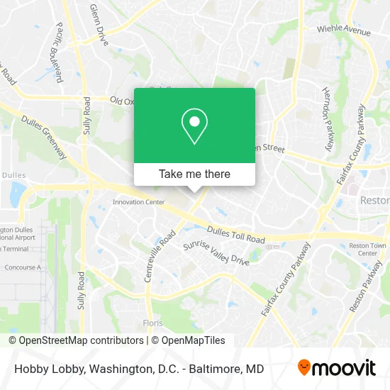 Hobby Lobby map