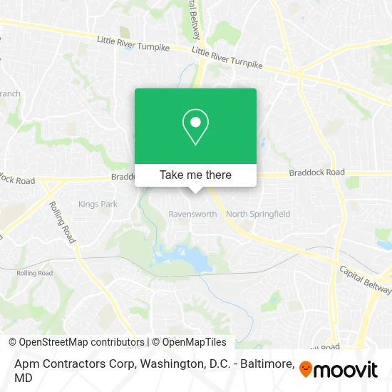 Apm Contractors Corp map