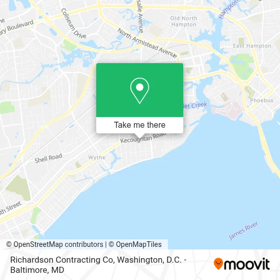 Richardson Contracting Co map