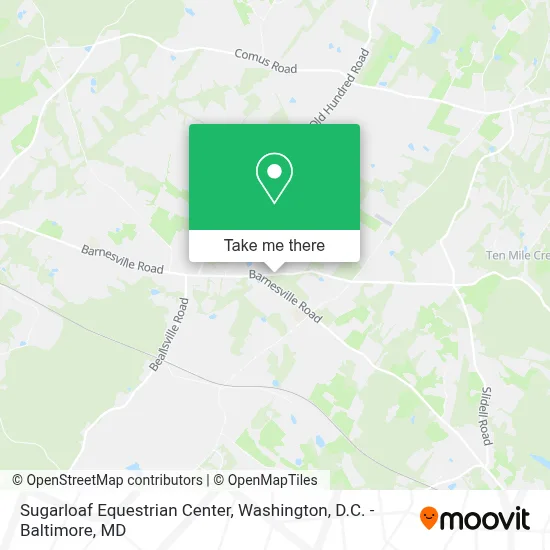 Sugarloaf Equestrian Center map