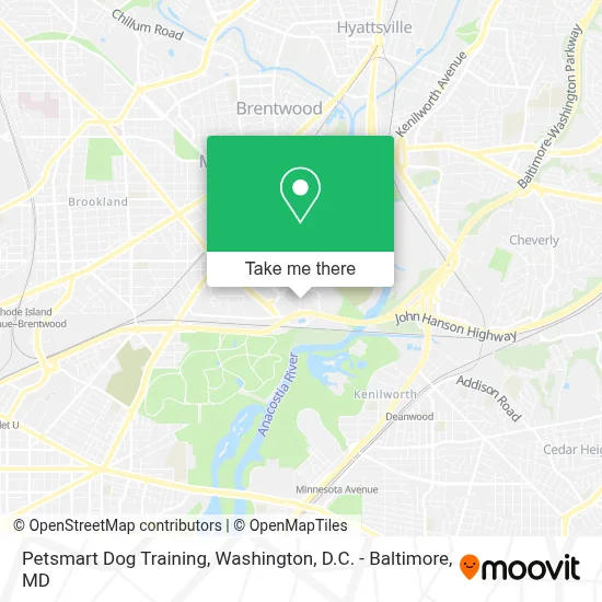 Petsmart Dog Training map