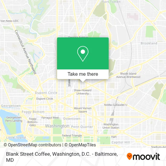 Blank Street Coffee map
