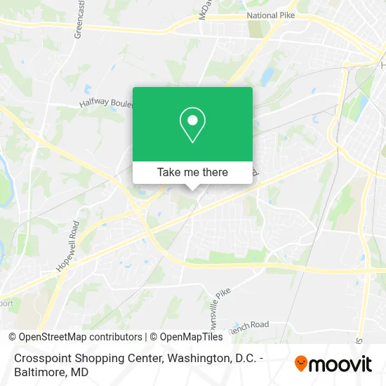 Crosspoint Shopping Center map