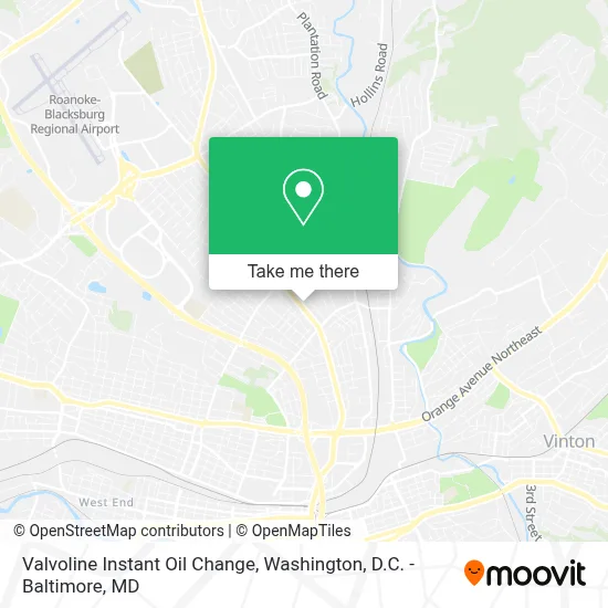 Valvoline Instant Oil Change map
