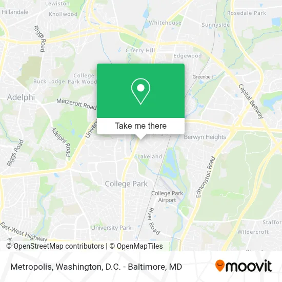 Metropolis map