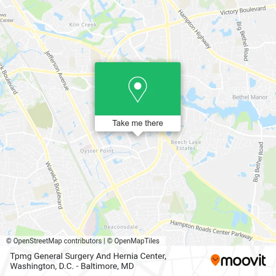 Tpmg General Surgery And Hernia Center map