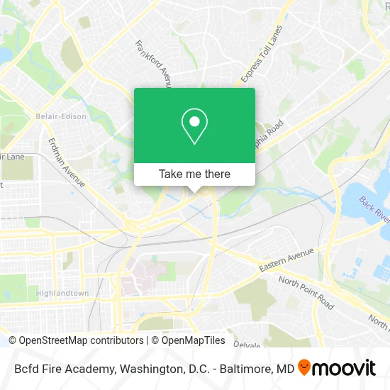 Bcfd Fire Academy map