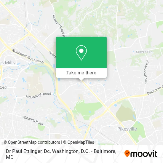 Dr Paul Ettlinger, Dc map