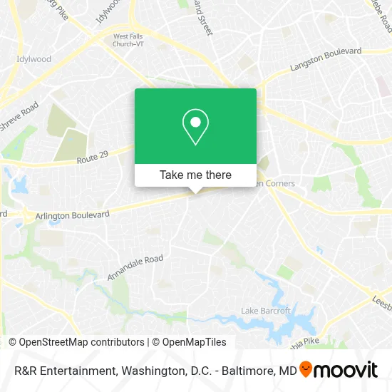 R&R Entertainment map