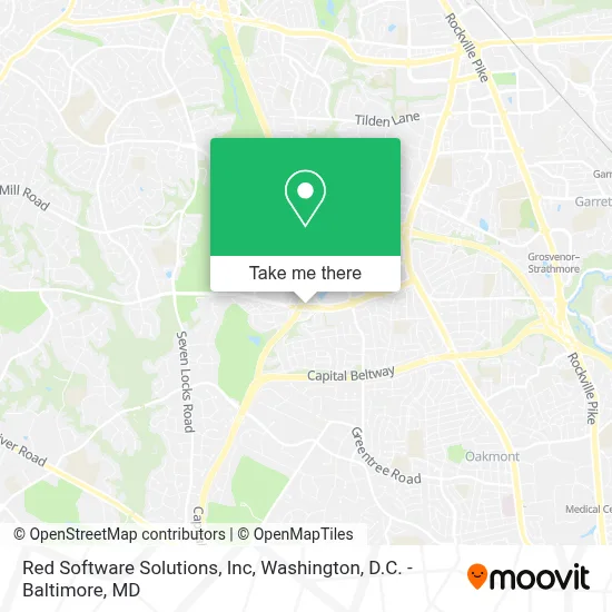 Red Software Solutions, Inc map