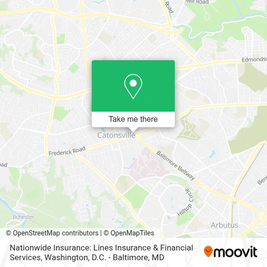 Nationwide Insurance: Lines Insurance & Financial Services map