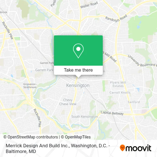 Merrick Design And Build Inc. map
