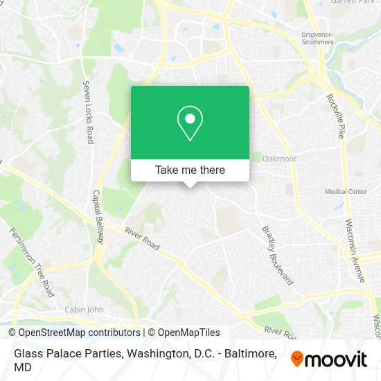 Glass Palace Parties map