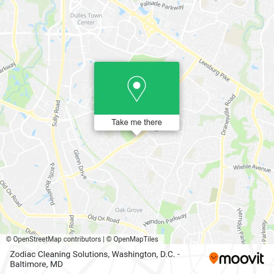 Zodiac Cleaning Solutions map