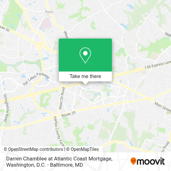 Darren Chamblee at Atlantic Coast Mortgage map
