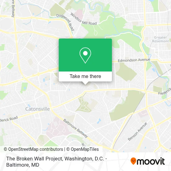 The Broken Wall Project map