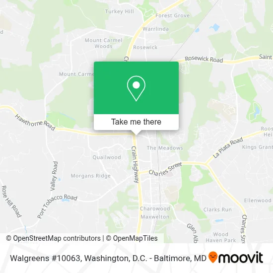 Walgreens #10063 map