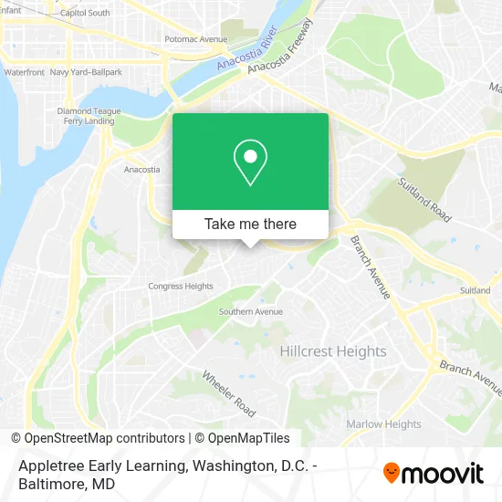 Appletree Early Learning map